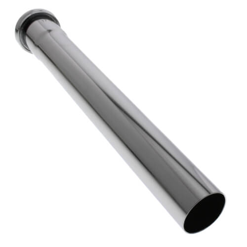 Main product image of 1-1/2" x 12", 17 Gauge, Slip Joint Extension Tube (Chrome Plated)