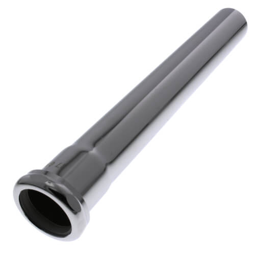 Main product image of 1-1/2" x 12", 17 Gauge, Slip Joint Extension Tube (Chrome Plated)