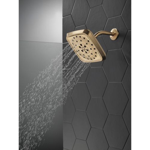 Main product image of H2okinetic 4-Setting Shower Head w/ Ultrasoak (Lumicoat Champagne Bronze), 52460-CZ-PR