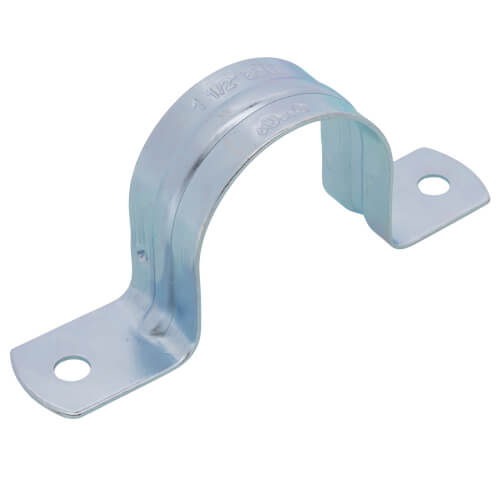 1-1/2" Two Hole Steel EMT Snap-On Strap