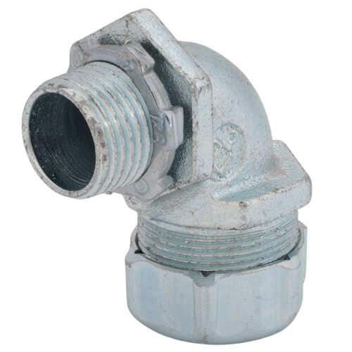 Main product image of 1/2" Non Insulated Malleable Iron 90-Degree Liquid Tight Elbow