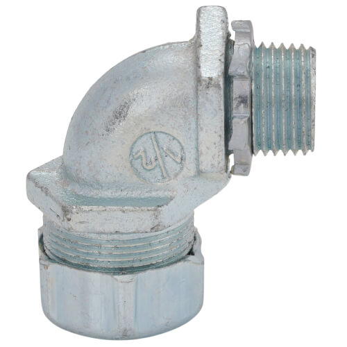 Main product image of 1/2" Non Insulated Malleable Iron 90-Degree Liquid Tight Elbow