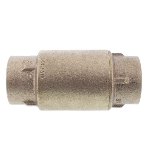 Main product image of 1-1/2" C x C Bronze In-Line Check Valve, Lead Free (Spring Loaded)