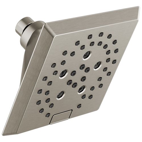 Main product image of H2okinetic 5-Setting Angular Modern Raincan Shower Head (Stainless), 52664-SS