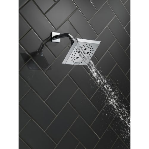 Main product image of H2okinetic 5-Setting Angular Modern Raincan Shower Head (Chrome), 52664