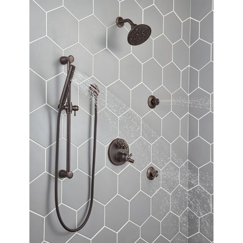Main product image of Trinsic Contemporary Two Handle Monitor 17 Series Valve Trim with 6-Setting Integrated Diverter (Venetian Bronze), T27959-RB