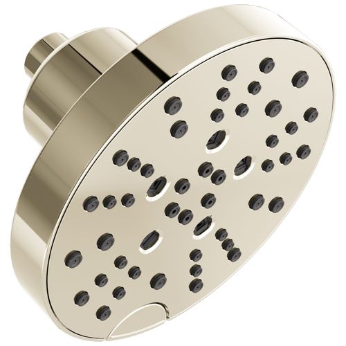 Main product image of H2Okinetic 5-Setting Contempoary Round Raincan Shower Head, 1.75 GPM (Lumicoat Polished Nickel), 52668-PN-PR