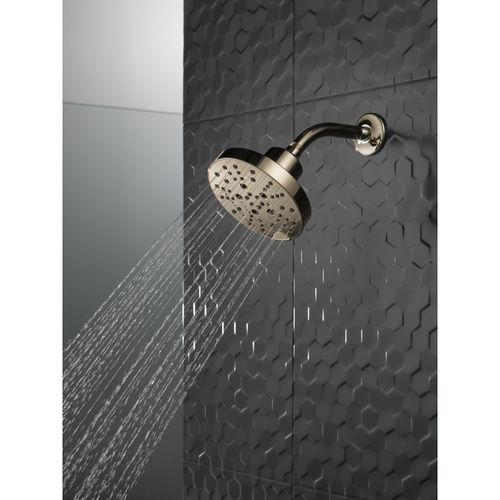 Main product image of H2Okinetic 5-Setting Contempoary Round Raincan Shower Head, 1.75 GPM (Lumicoat Polished Nickel), 52668-PN-PR