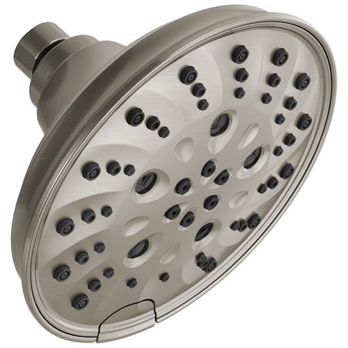 Main product image of H2Okinetic 5-Setting Traditional Raincan Shower Head, 1.75 GPM (Lumicoat Stainless), 52669-SS-PR