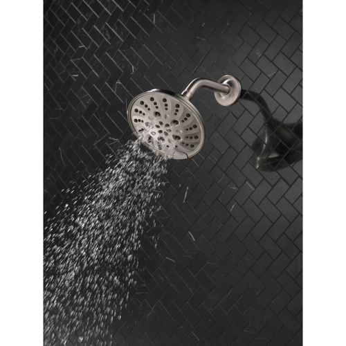 Main product image of H2Okinetic 5-Setting Traditional Raincan Shower Head, 1.75 GPM (Lumicoat Stainless), 52669-SS-PR