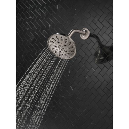 Main product image of H2Okinetic 5-Setting Traditional Raincan Shower Head, 1.75 GPM (Lumicoat Stainless), 52669-SS-PR