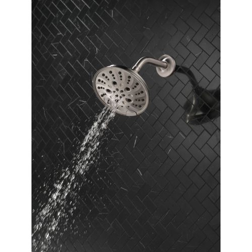 Main product image of H2Okinetic 5-Setting Traditional Raincan Shower Head, 1.75 GPM (Lumicoat Stainless), 52669-SS-PR