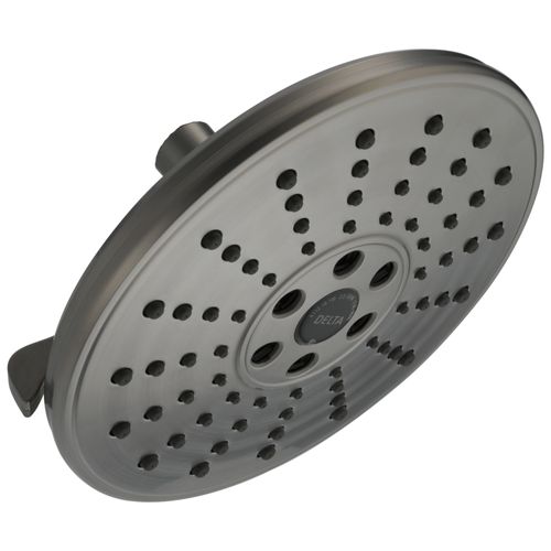Main product image of H2okinetic 3-Setting Raincan Shower Head (Lumicoat Black Stainless), 52688-KS-PR