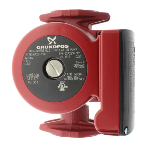 Main product image of UP26-116F, Circulator Pump, 1/6 HP, 230 Volt