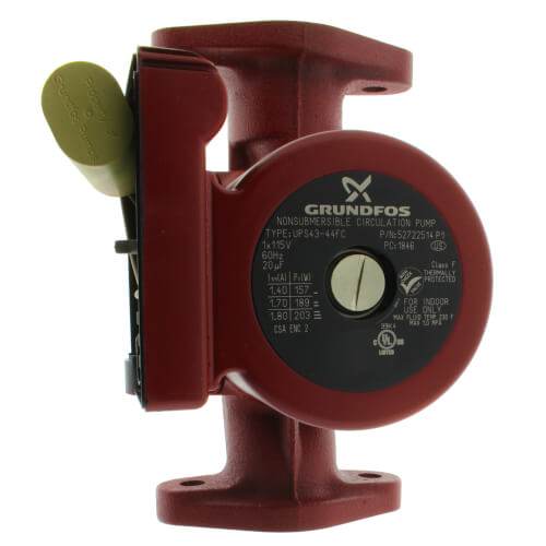 Main product image of UPS43-44FC, 3-Speed Circulator Pump, 1/6 HP, 115 volt