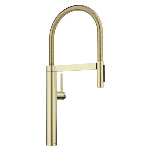 Main product image of Blancoculina II Semi-Pro Pull-Down Dual-Spray Kitchen Faucet, 1.5 GPM - Satin Gold, 527476
