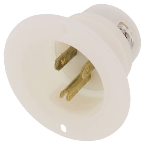 thumbnail image 2 of Journeyman-Pro NEMA Flanged Inlet Receptacle 30A 125/250V With Faceplate & Cover 2 of 10