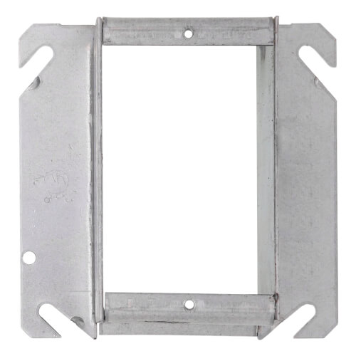 Main product image of 4" Steel Square 1-Gang Tile Wall Cover - 2" Raised