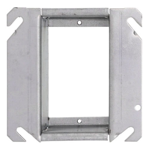 Main product image of 4" Steel Square 1-Gang Tile Wall Cover - 2" Raised