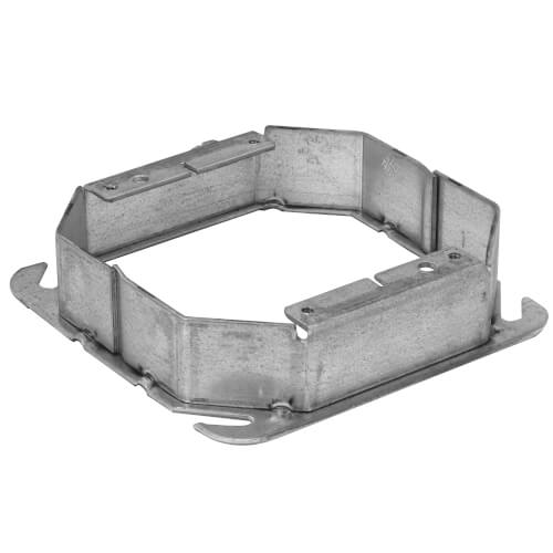 Main product image of 4" Steel Square 2-Gang Tile Wall Cover - 1" Raised