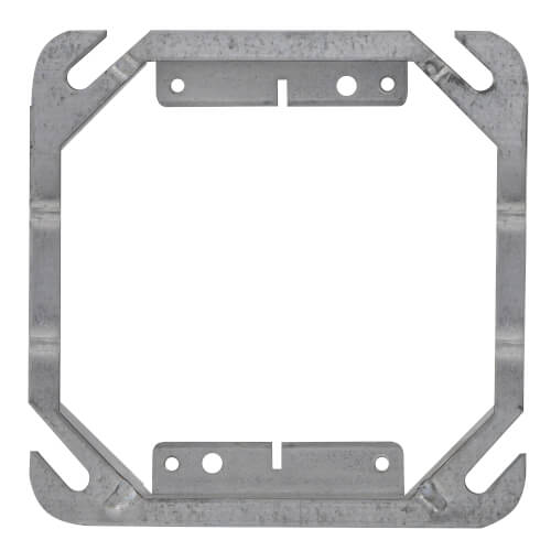 Main product image of 4" Steel Square 2-Gang Tile Wall Cover - 1" Raised