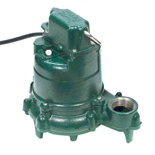 Main product image of Model N53 Mighty-Mate Non-Automatic Cast Iron Effluent Pump w/ 25 Ft. Cord - 115V, 0.3 HP