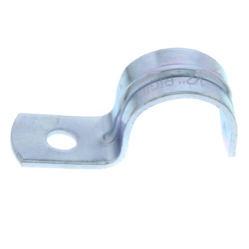1/2" One Hole Steel Rigid Snap-On Strap