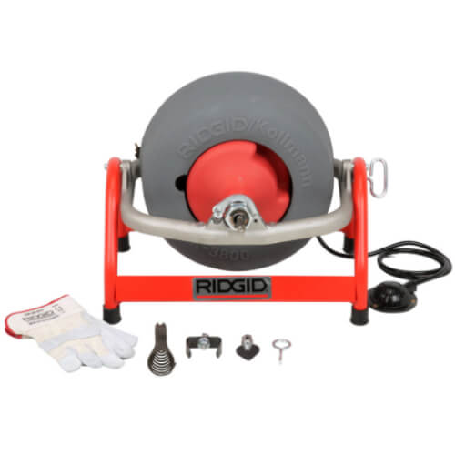 53117 - RIDGID 53117 - K-3800 Drain Cleaning Drum Machine w/ Autofeed ...