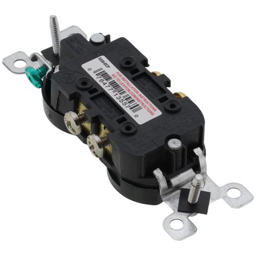 Main product image of Duplex Receptacle w/ Quickwire, 15A, 5-15R - Black (125V)