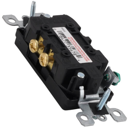Main product image of Decora Duplex Receptacle w/ Quickwire - Black (5-15R, 15 Amp, 125V)