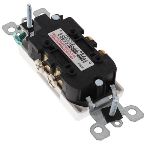 Main product image of Decora Duplex Receptacle w/ Quickwire - White (5-15R, 15 Amp, 125V)