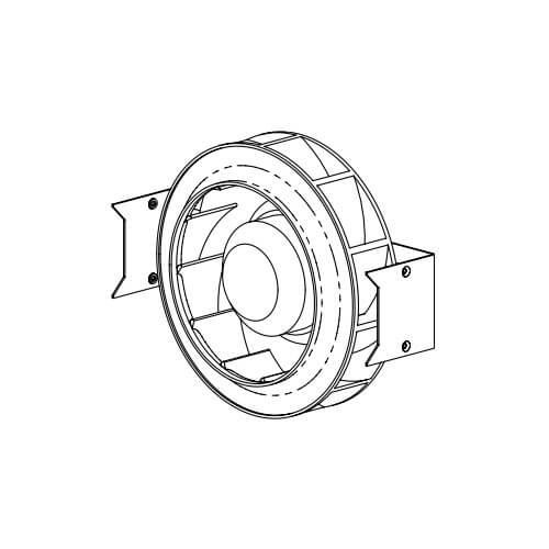 Main product image of Blower Impeller with Bracket for Model 1730A Dehumidifiers