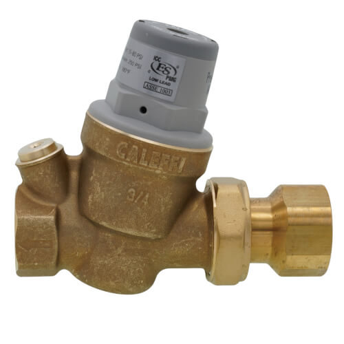 Main product image of 3/4" FNPT Union x FNPT PresCal Compact Pressure Reducing Valve without Gauge