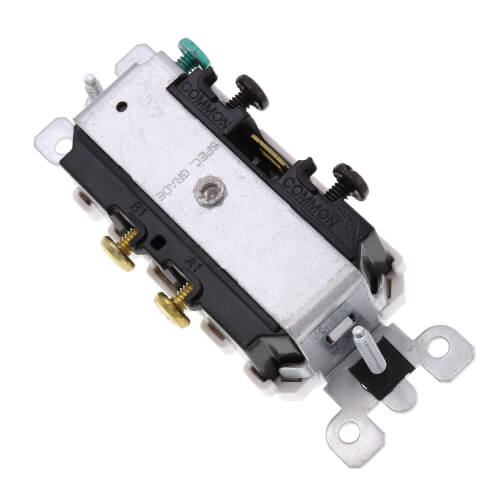 Single-Pole, Duplex Style Switch Combo, 20A - White (120/277V)