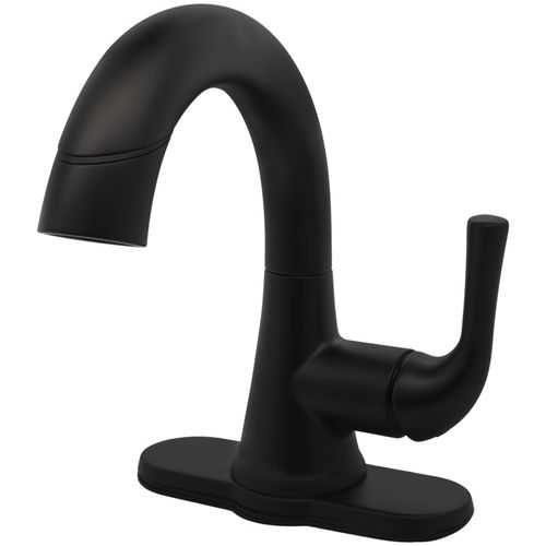 Main product image of Kayra Single Handle Pull-Down Bathroom Faucet (Matte Black), 533LF-BLPDMPU
