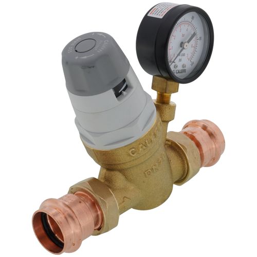Main product image of 1" Press Union AutoFill Filling Valve w/ Pressure Gauge