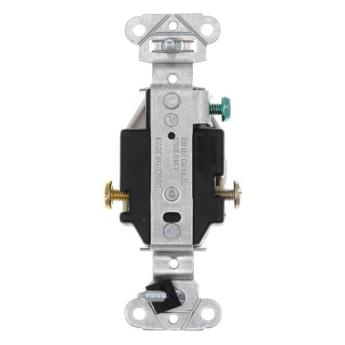 Main product image of Heavy-Duty Spec-Grade Single Receptacle, 2P, 3-Wire, NEMA 5-20R - White (20A, 125V)