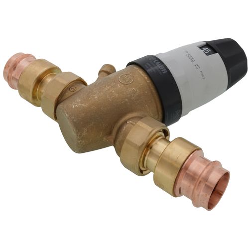 Main product image of 1-1/4" Press Pressure Reducing Valve w/ Gauge (Low Lead, Pre-adjustable)