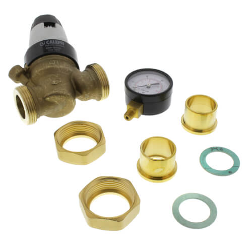 Main product image of 1" Sweat Pressure Reducing Valve w/ Gauge (Low Lead, Pre-adjustable)