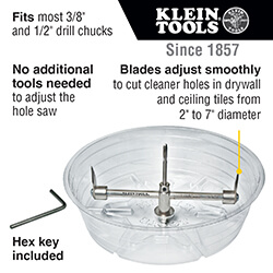 Main product image of Adjustable Hole Saw