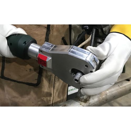 Main product image of 6 Ton Flip Top Inline Quad Crimper, Li-Ion, Standard, 120V