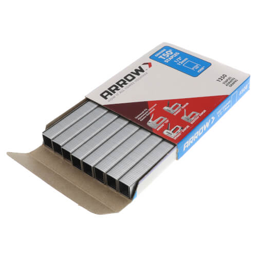 Main product image of 1/2" Leg Staples for T50 Staple Guns (Pack of 1,250)