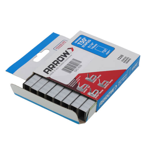 Main product image of 9/16" Leg Staples for T50 Staple Guns (Pack of 1,250)