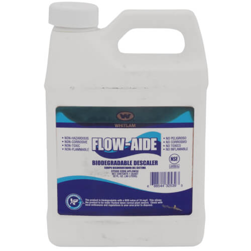 Main product image of Flow-Aide Tankless Water Heater Fluid Descaler Refill (1 Quart)