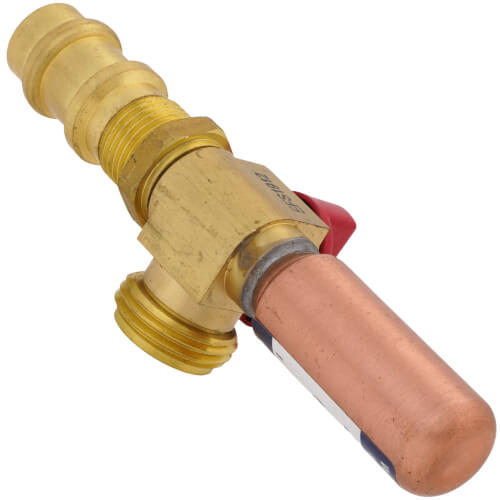 Main product image of Press 1/4 Turn Washing Machine Valve w/ Hammer (Red)