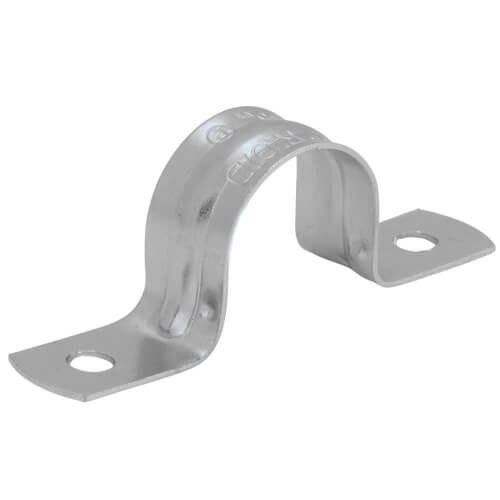1/2" Two Hole Steel Rigid Snap-On Strap
