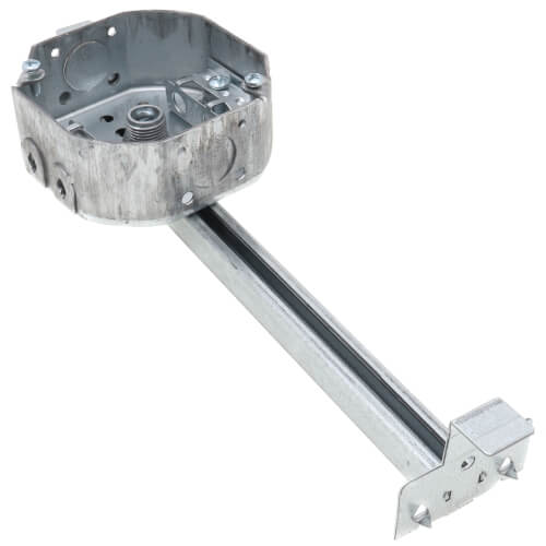 Main product image of 4" x 1-1/2" Deep Octagon Box for Use w/ Armored/Metal Clad Cable