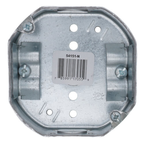 54151N Steel City 54151N 4" x 11/2" Deep Octagon Box w/ 1/2