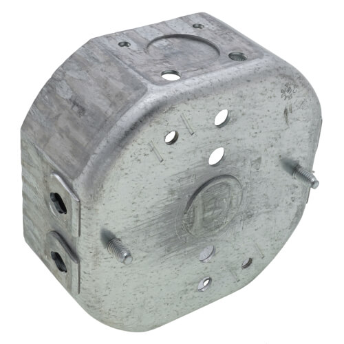 54151N Steel City 54151N 4" x 11/2" Deep Octagon Box w/ 1/2