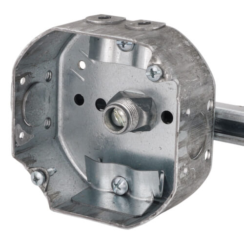 4" x 1-1/2" Deep Octagon Box for Use w/ Non-Metallic Sheathed Cable